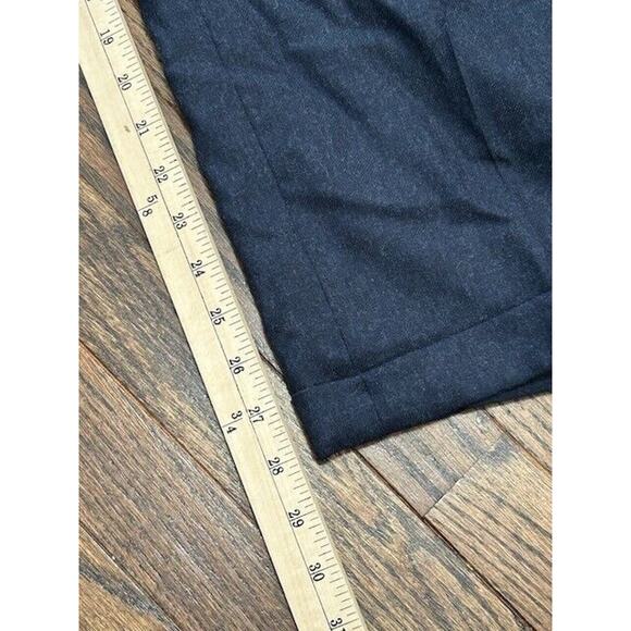 Lauren Ralph Lauren Worsted Wool Dress Pants Trousers Pleated Front Blue Size 10 - Picture 8 of 10